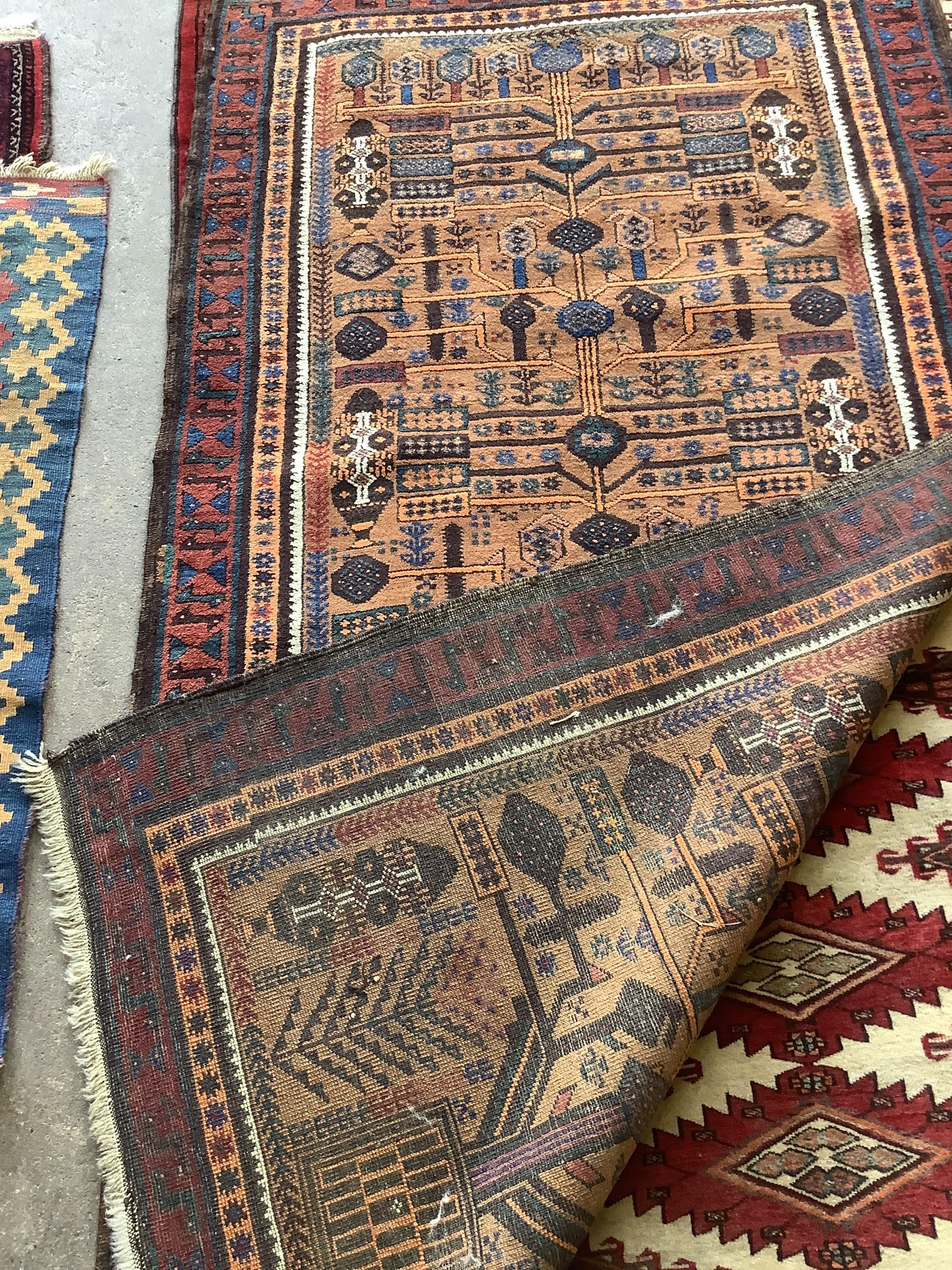 An Afghan geometric rug, 190 x 99cm